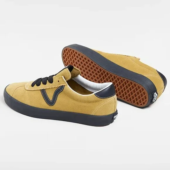 VANS Women's Sport Low Top Suede Sneakers in Antelope Brown Size 9.5 (MSRP $79) - Picture 2 of 12